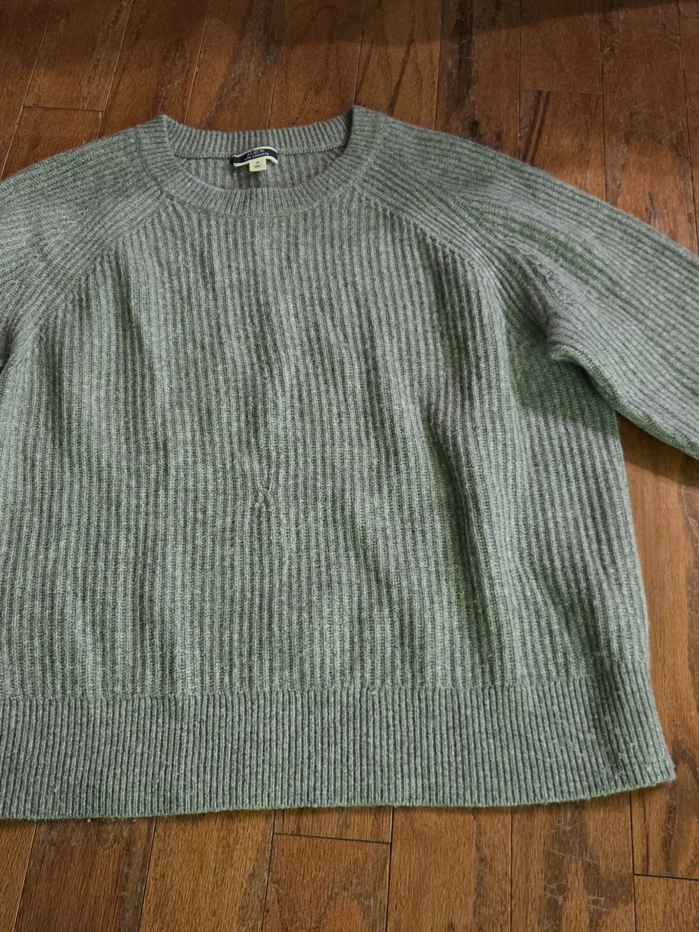 J.Crew Women's Small Ribbed Pure Cashmere Crewneck Sweater